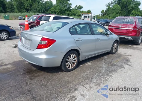 2012 Honda Civic Ex из США, поврежденный, VIN 2HGFB2F88CH310492